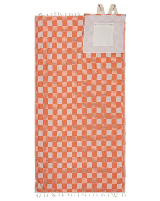 2-in-1 Towel Bag · 100% Organic Turkish Cotton