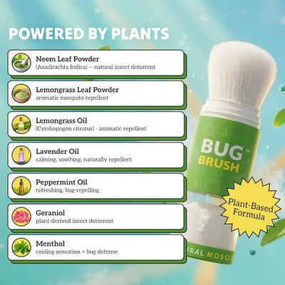 Bug Brush Natural DEET-Free Mosquito Repellent
