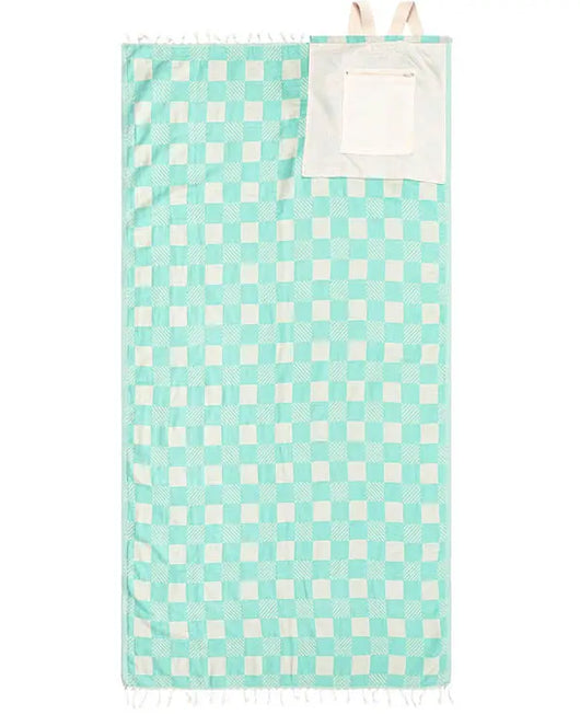 2-in-1 Towel Bag · 100% Organic Turkish Cotton