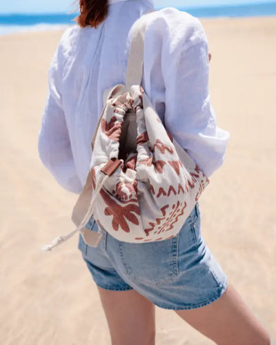 2-in-1 Towel Bag · 100% Organic Turkish Cotton